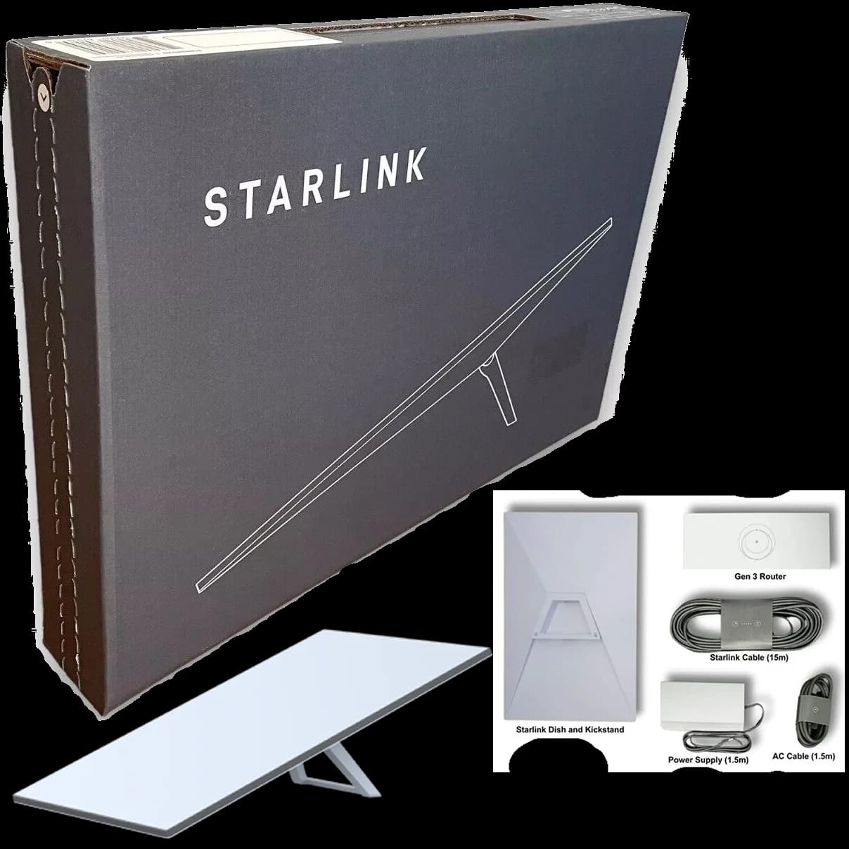 طقم ستارلينك القياسي V4 (Starlink Standard Kit V4)